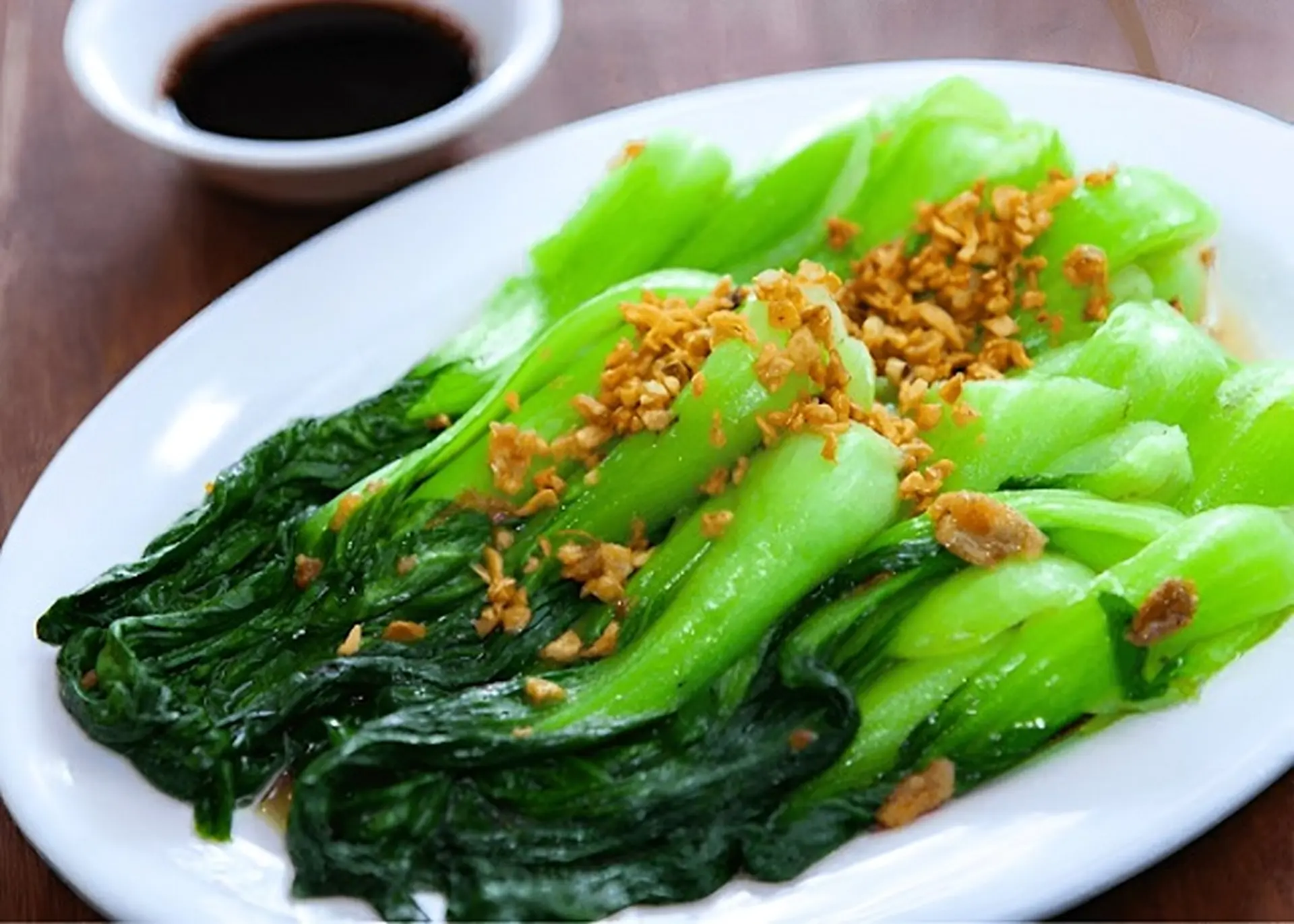 Cải thìa xào tỏi