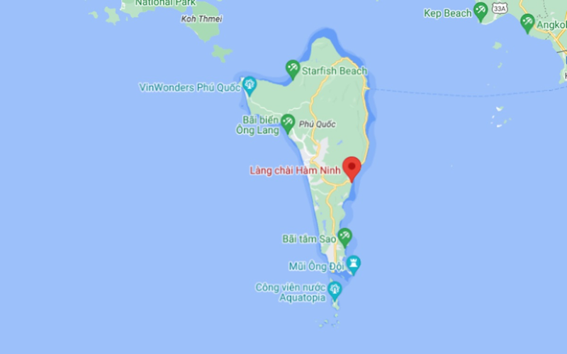 Diện Tích Làng Chài 